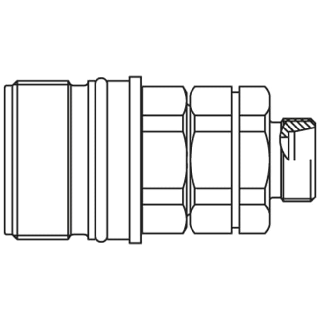 QHPA Coupling 1 1/4' With Male 30S