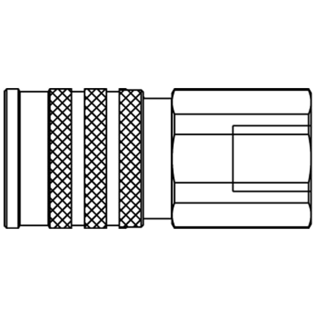 TEMA Flatfaced 1' Coupling 1.1/4 BSP