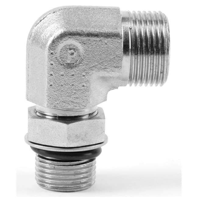 EO Adjustable Locknut Elbow 12L X 3/8` BSP