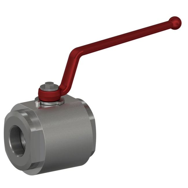 2-WAY BALL VALVE G1.1/4, 315 BAR, POM/NBR, STEEL.