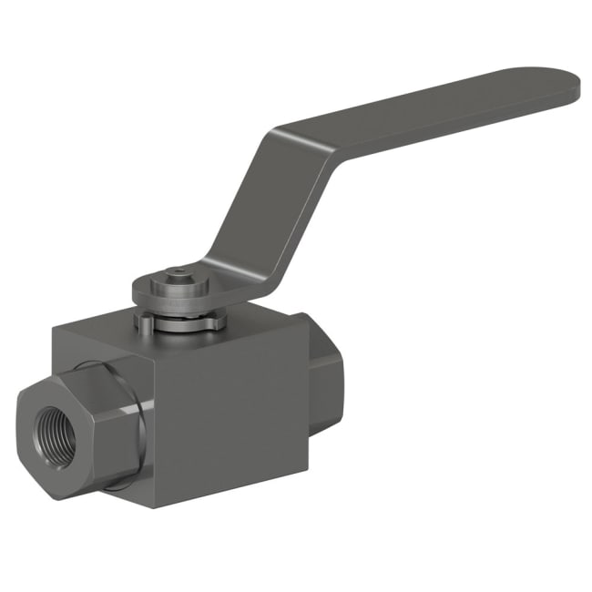 2-Way Ball Valve G1, 420 Bar, POM/NBR, A316L