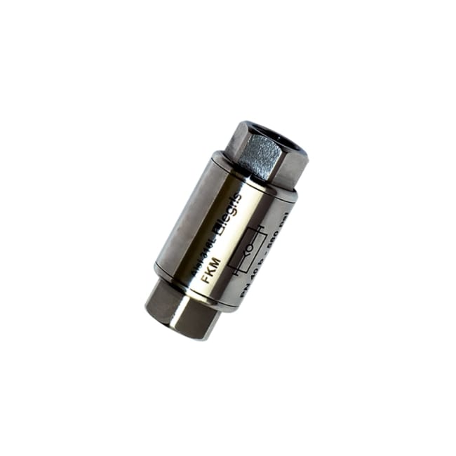 NON-RETURN VALVE FEMALE 1/2BSPP STAINLESS STEEL