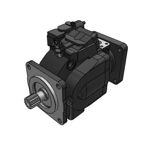 Axial Piston Pump 145ccm CW SAE-D W/Paint Thrudrive