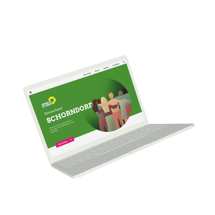 Website of the Green Party Association Schorndorf