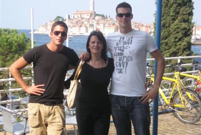 Dragana and her sons