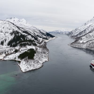 Nordlysjagt med Hurtigruten