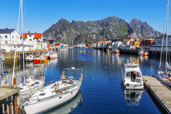 Det nordlige Lofoten  Trollfjorden - 100 km