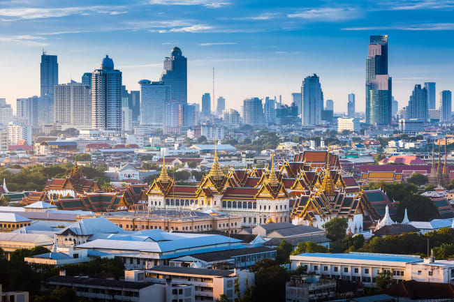 Frste dag i Bangkok