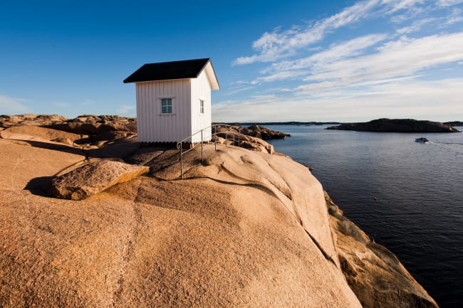 Badebyen Gustafsberg, Lysekil og sejltur p Sotekanalen