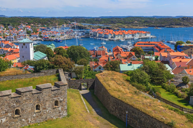 Sejlerbyen Marstrand med Carlstens fstning og hjemrejse