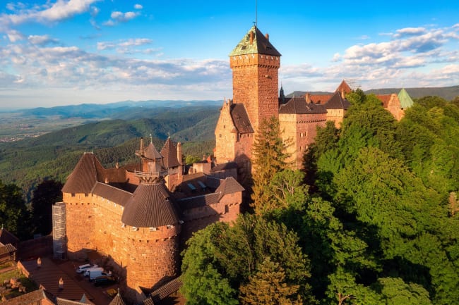 God vin i Baden og besg p Haut-Koenigsbourg