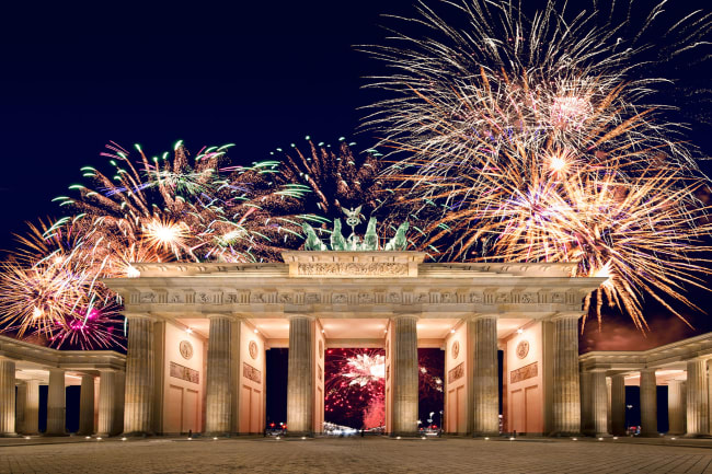 Berlin p egen hnd og nytrsfest