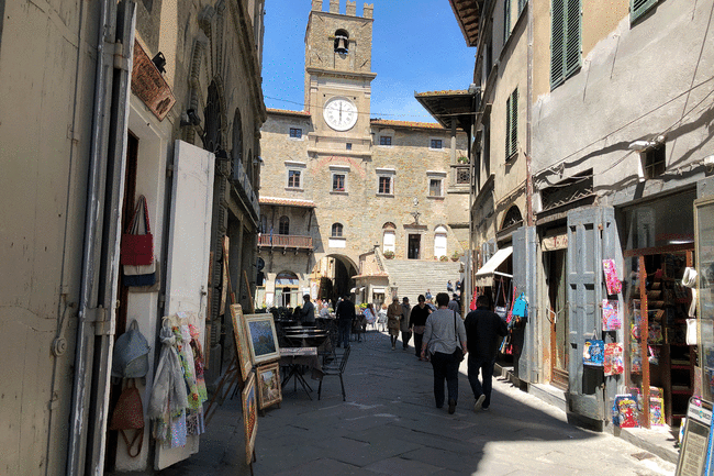 Charmerende Cortona og hjemrejse