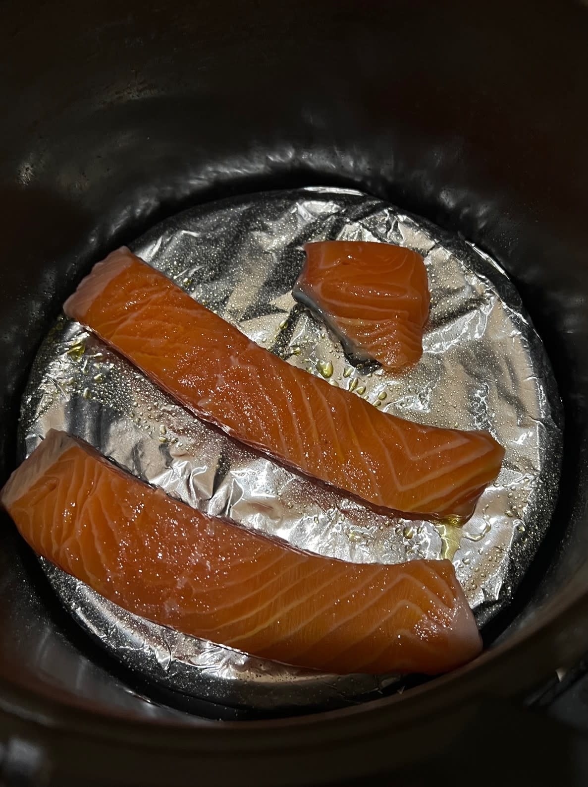 Image of raw salmon fillets