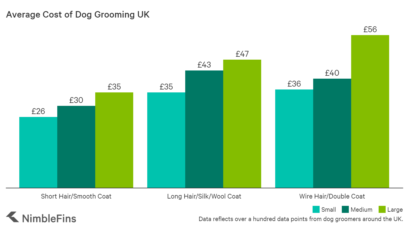 Average Cost of Dog Grooming in the UK 2021 | NimbleFins