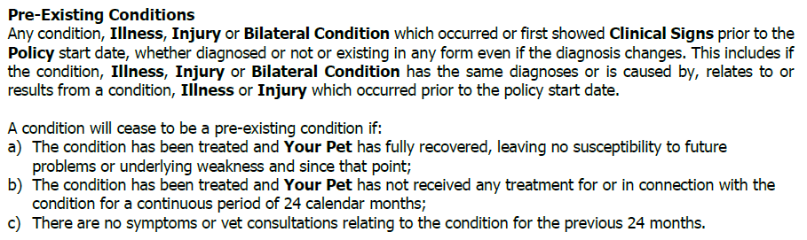 UK Pet Insurance for Pre-Existing Conditions 2022 | NimbleFins