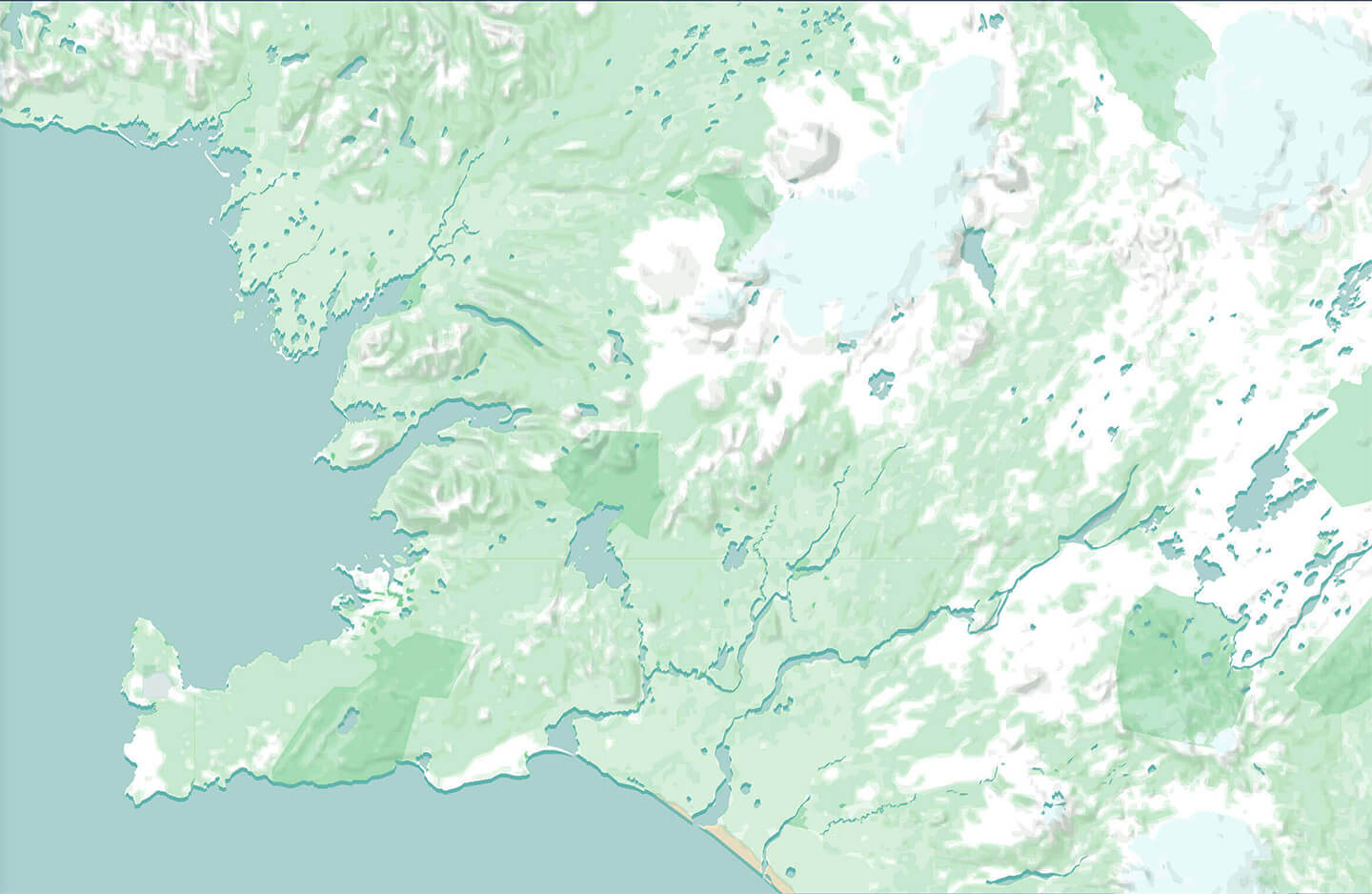 WIP Map of Iceland designed by Nimit Shah