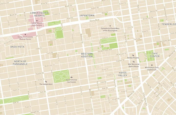 Image of a map theme from Mapbox