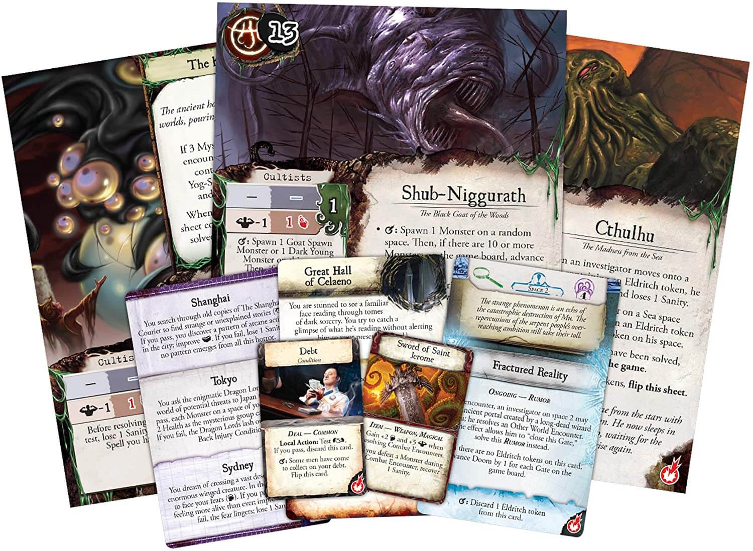 Eldritch Horror Ancient One Cards