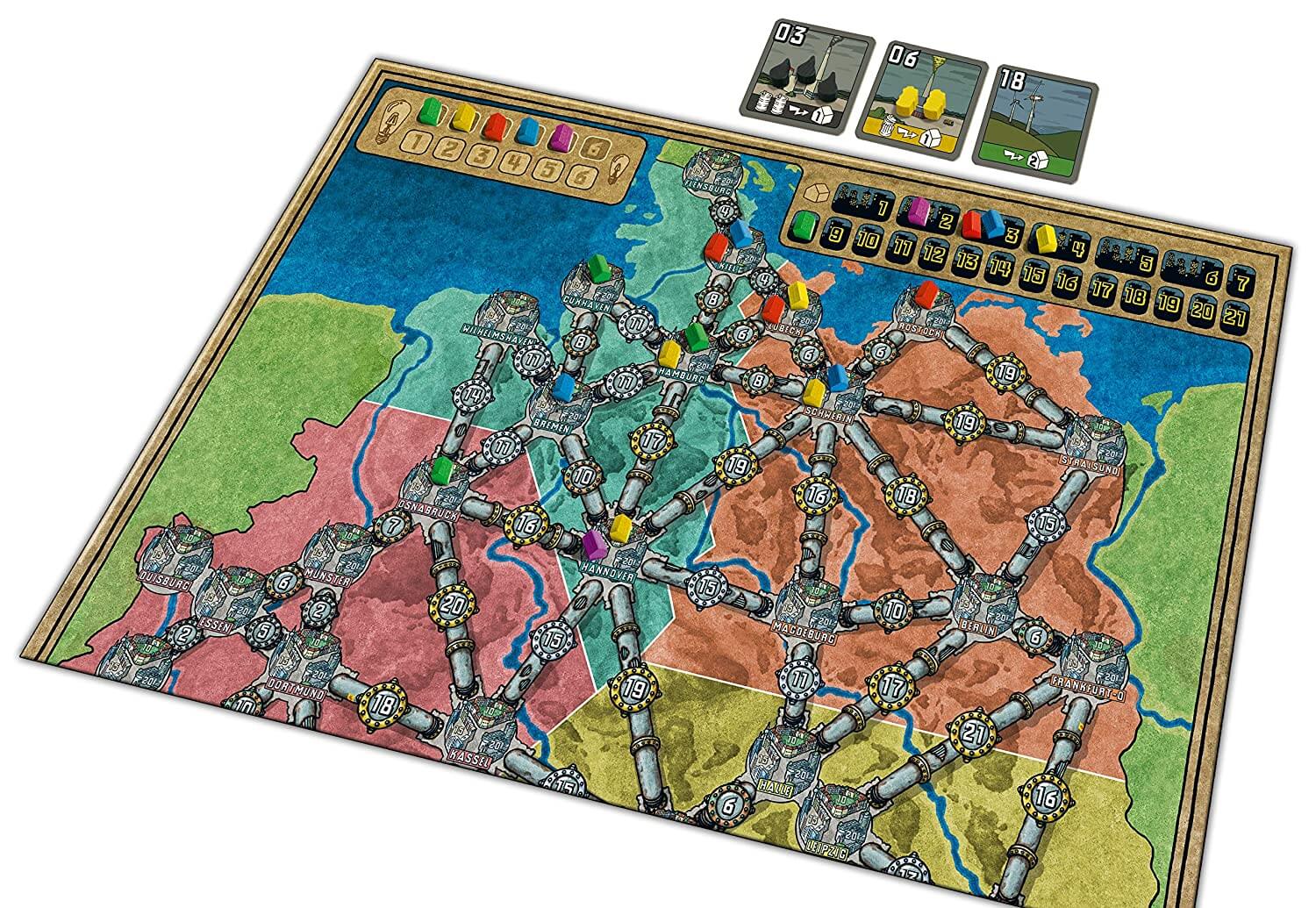 Power Grid board game Components