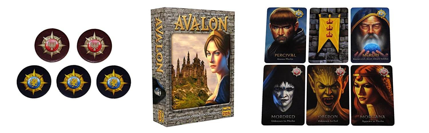 Resistance Avalon Game Components