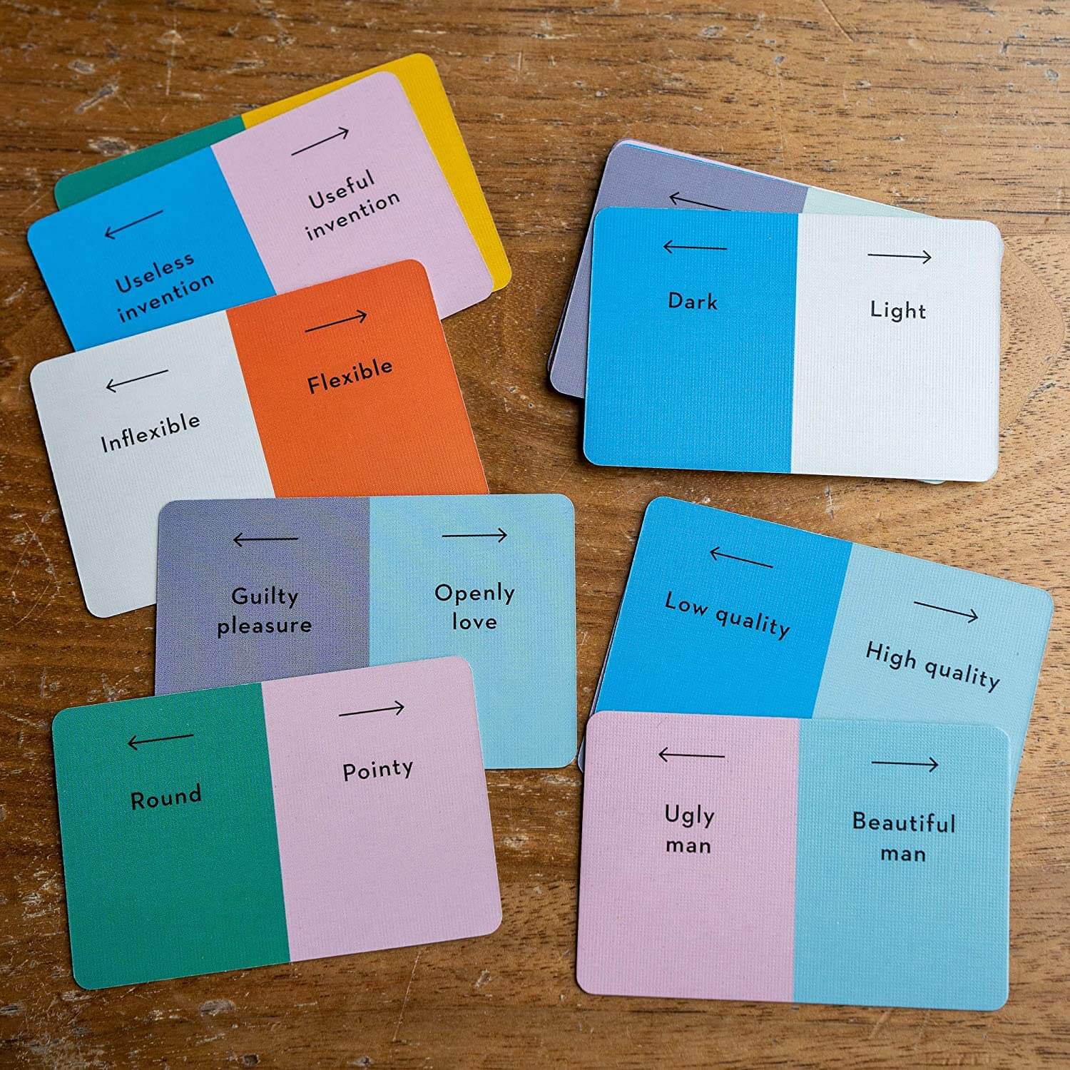 Cards from Wavelength board game