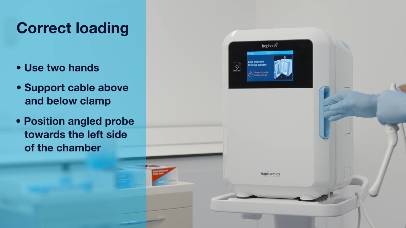 Nanosonics trophon curved probe explainer