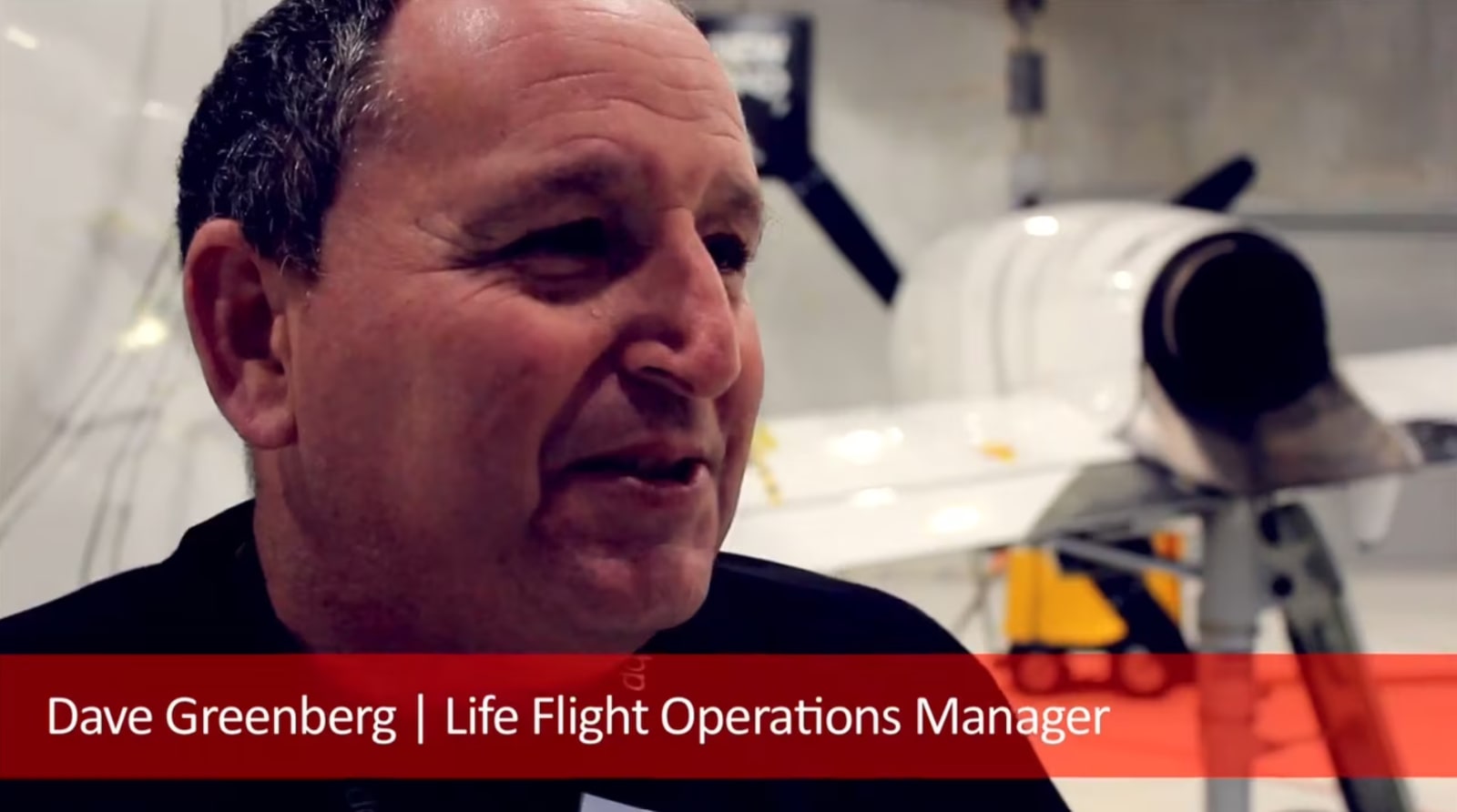 Life Flight air ambulance launch — the bandaged plane!