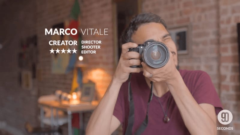 90 Seconds creator spotlight: Marco Vitale