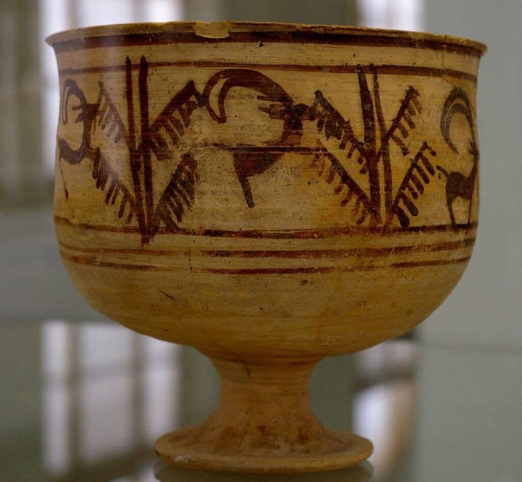 An Italian team of archaeologists unearthed a goblet in the 1970s from a burial site in Iran’s Burnt City, but it was only more recently that researchers noticed the images on the goblet tell an animated visual story. The burial site was dated as being 5200 years old, making this one of the earliest examples of animation.