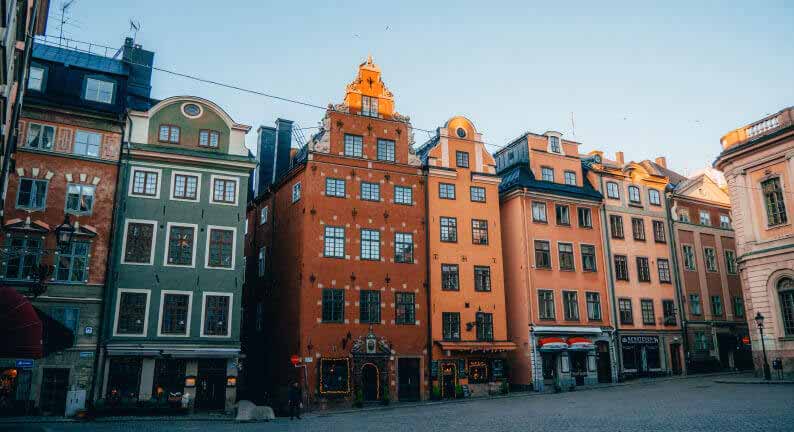 Medieval city center