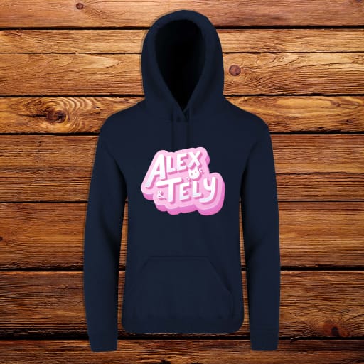 Alex y Tely Rosa Hoodie (Navy)