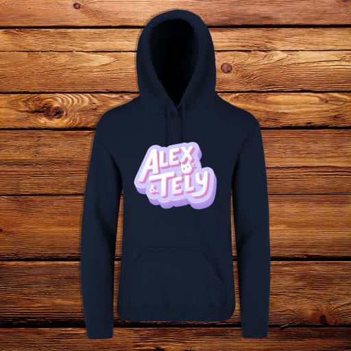 Alex y Tely Morado Hoodie (Navy)