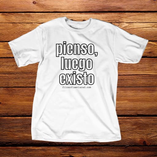 Pienso, luego existo Blanco