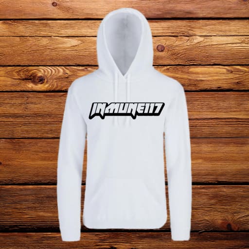  Inmune117 Logo Hoodie White