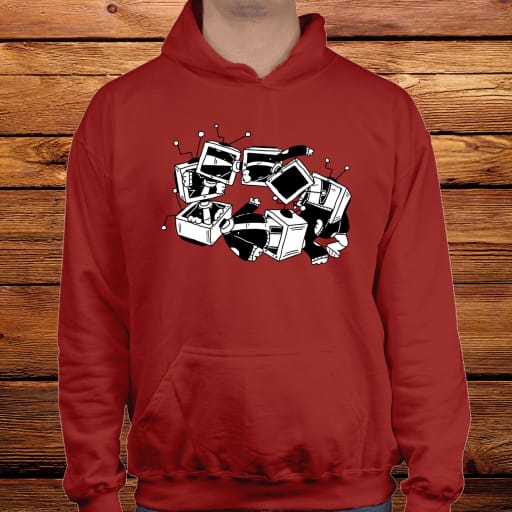 Feedback Hoodie Rojo