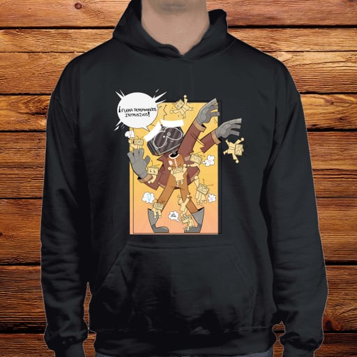 Intrusivo Hoodie Negro