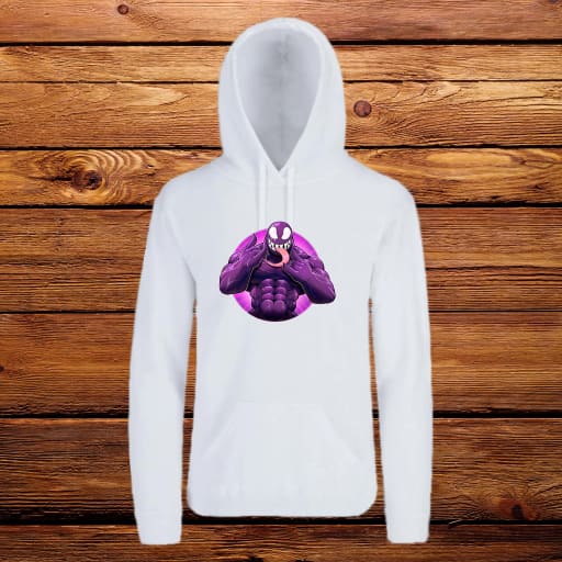 Biba el diablo Hoodie blanca