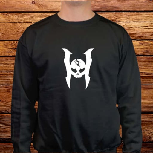 Horror Logo White Sudadera