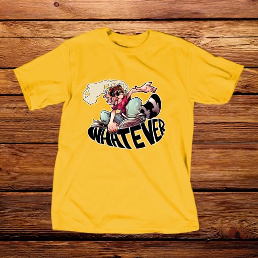 Whatever playera amarilla