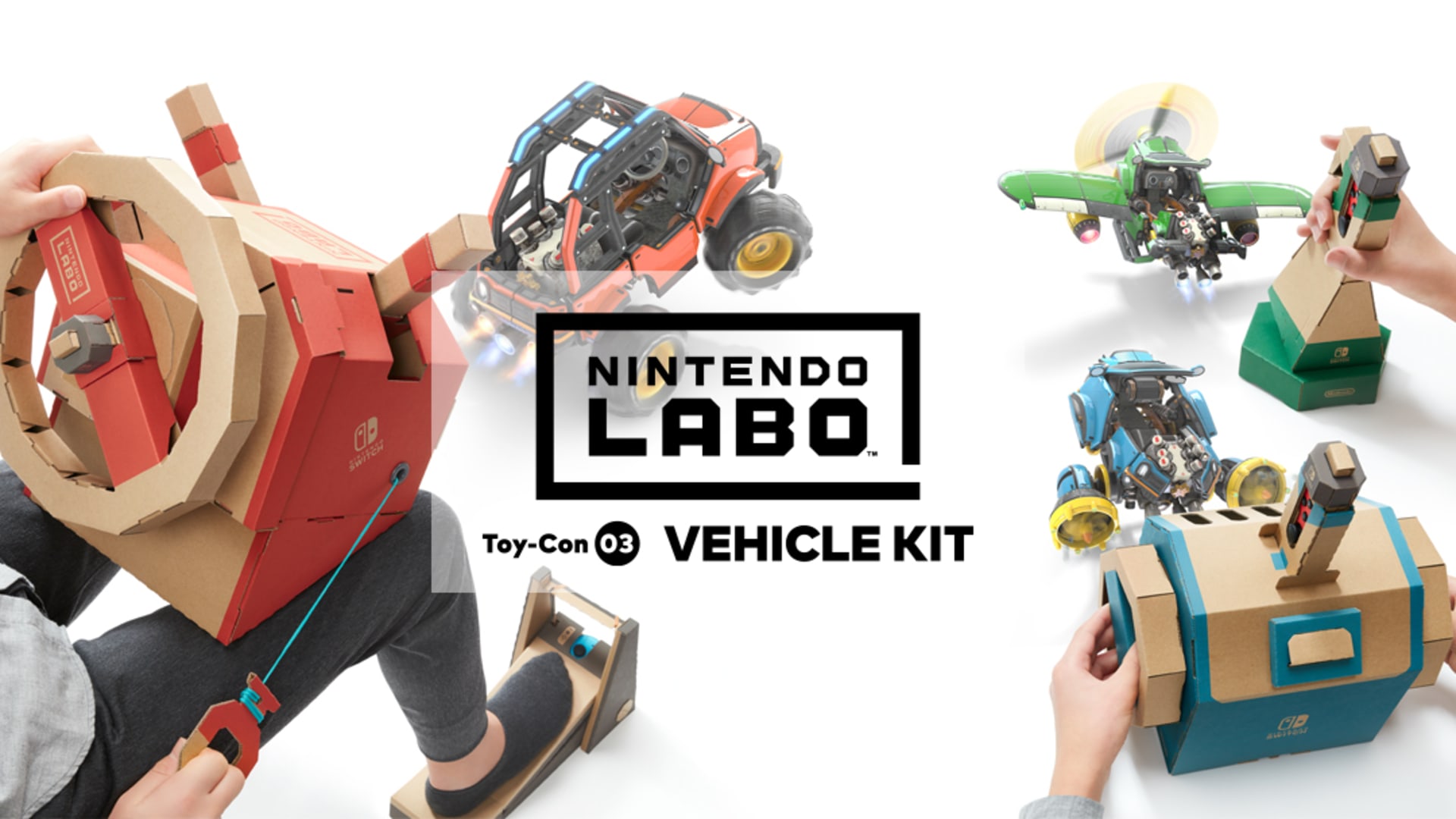 Nintendo Labo Vehicle Kit - Nintendo Switch - Games - Nintendo