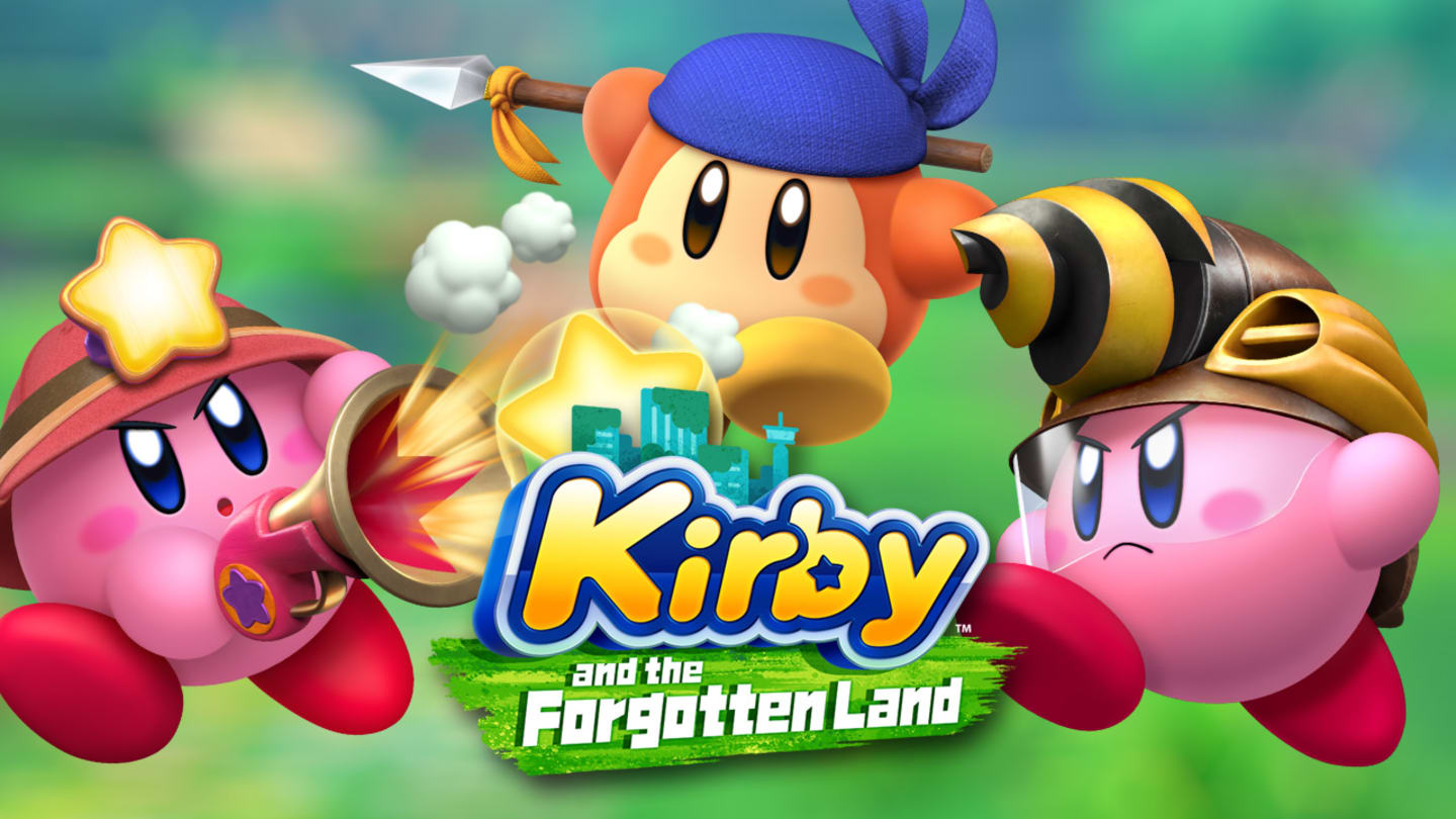 Kirby and the Forgotten Land screens and art with Waddle Dee and more