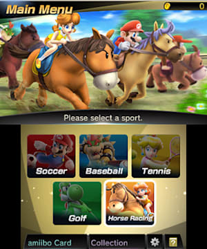 Mario Sports Superstars Tennis Nintendo 3DS, passeios a cavalo