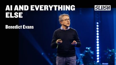 Thumbnail of the YouTube video of the talk AI and Everything Else