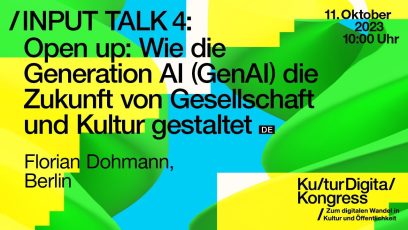 Thumbnail des Vortrags von Florian Dohmann beim Kultur Digital Kongress
