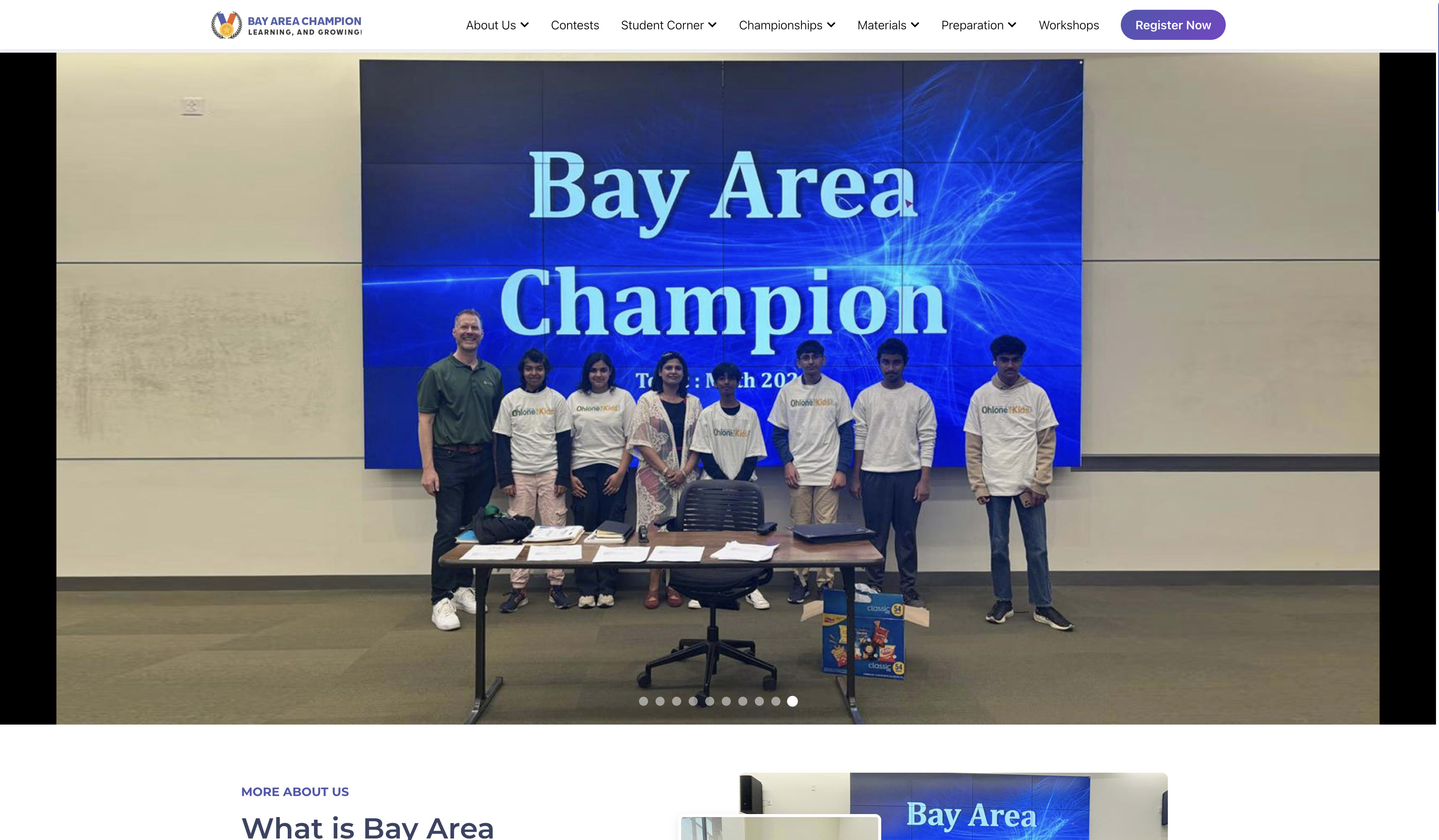 BAY AREA CHAMPION website developed, designed and built by Nirmeva Studio — Bespoke Precision Engineering Web App Screenshot