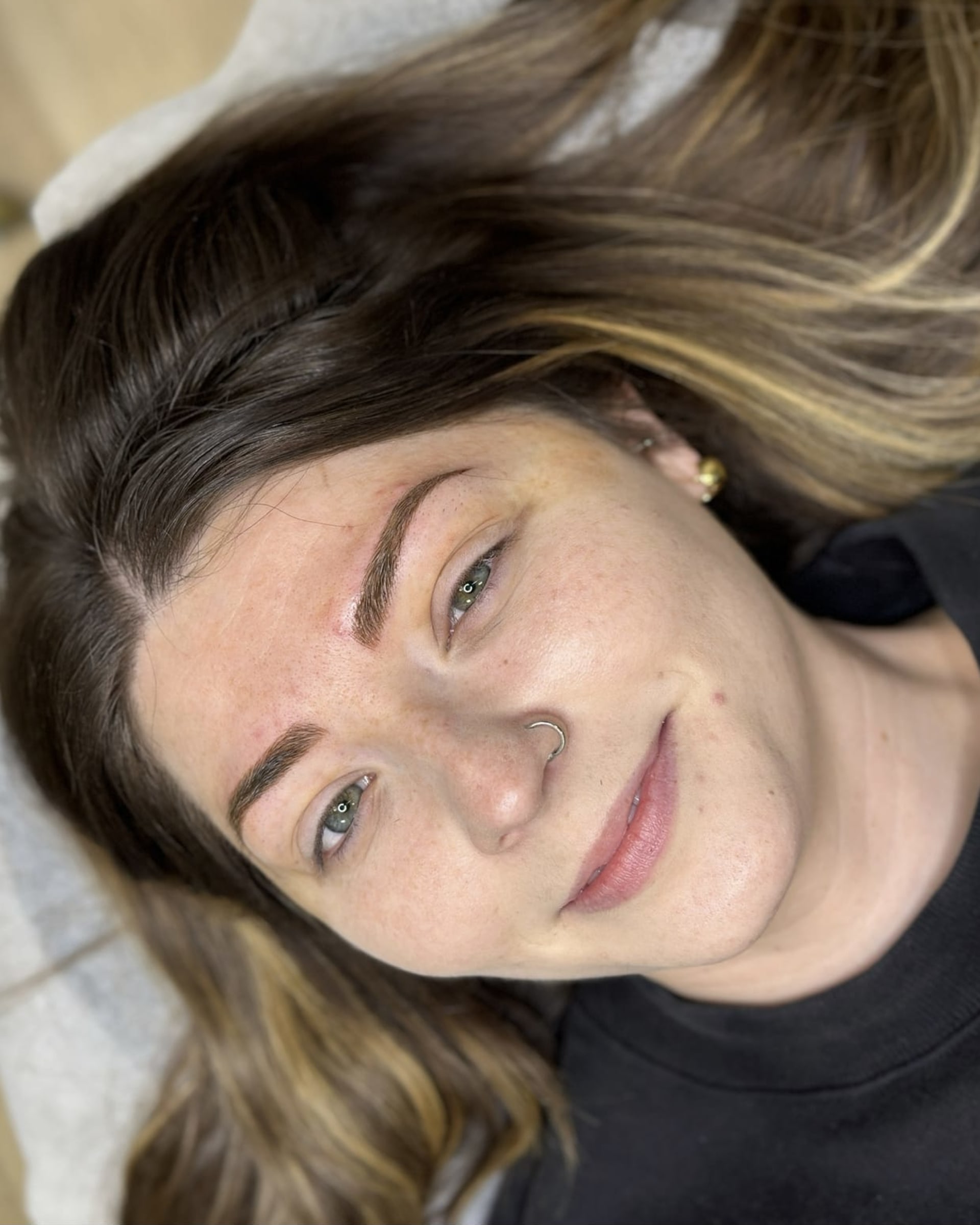 After microblading - Shorewood client