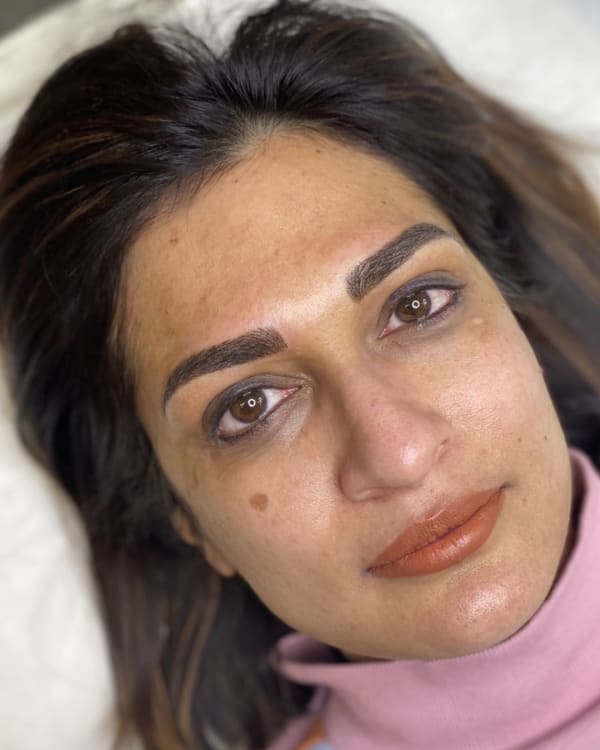 After microblading - Indian transformation