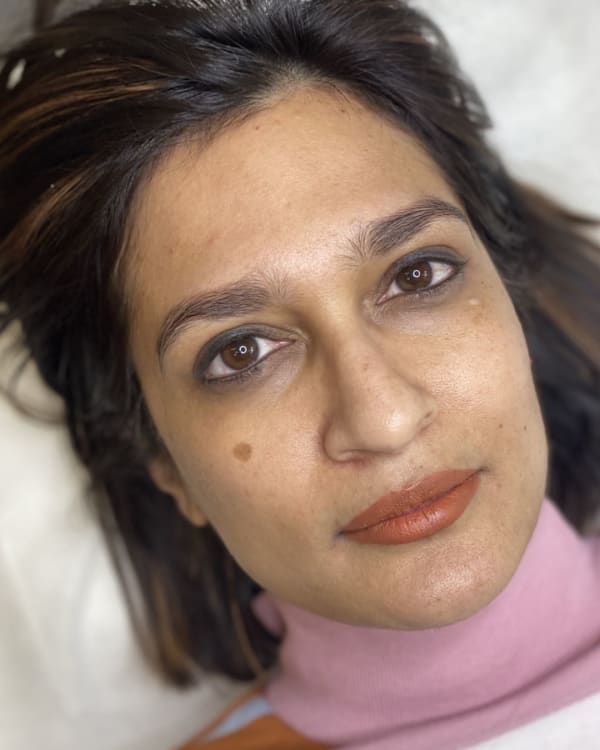 Before microblading - Indian transformation