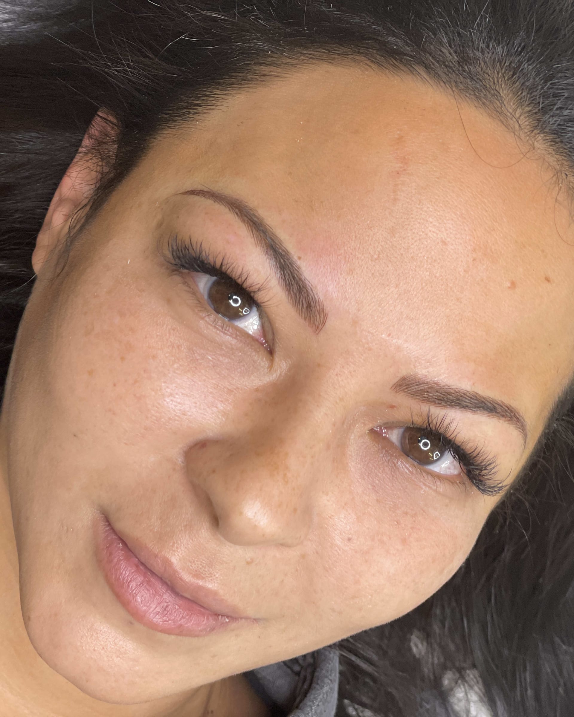 After microblading - Lemont client